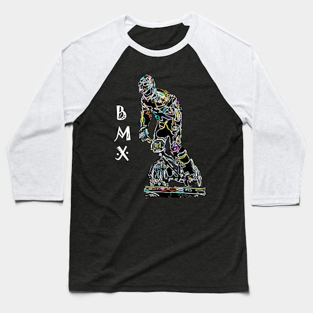 bmx Baseball T-Shirt by rickylabellevie